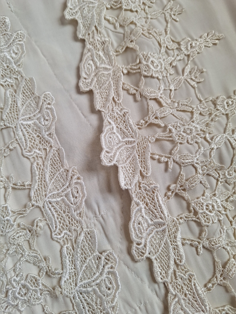 Wild Rose Lace Garden Maxi Dress 2 Piece Mother of Bride Formal Vintage M/L - Picture 6 of 15